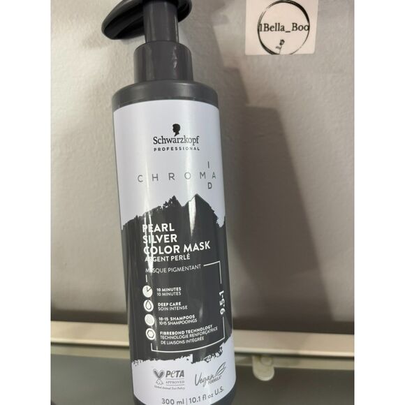 Schwarzkopf Chroma ID Bonding Color Mask 9.5-1 Pearl Silver - Picture 2 of 5
